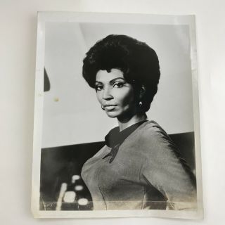 Vintage Star Trek Press Photo Actress Nichelle Nichols 1960’s Uhura