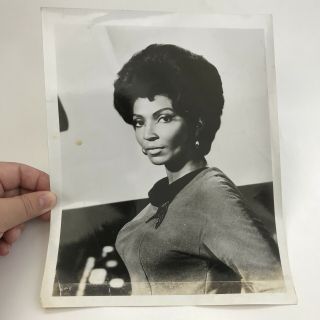 Vintage Star Trek Press Photo Actress Nichelle Nichols 1960’s Uhura 2