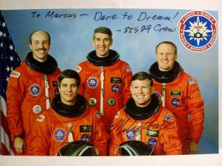 Michael Coats Hand Signed Autograph 4x6 Photo - Nasa Astronaut Sts - 29 Inscript