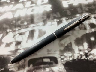 Vintage Restored Late 1960s Montblanc Lever Action Ht Trim Ballpoint Pen