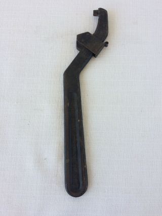Vintage Billings & Spencer Co.  No.  2 Adjustable Hook Pin Spanner Wrench 9 " Usa