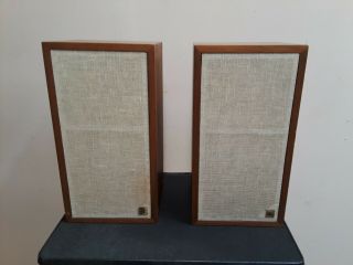 Ar4x Acoustic Research Speakers Early Plywood Best Vintage Collectible