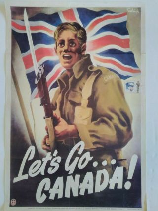 Authentic World War Ii Poster: Let 
