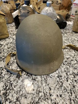 Ww2 U.  S.  M1 Fixed Bale Helmet