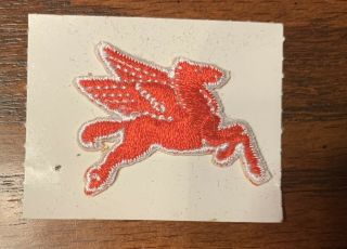 Vintage Mobil Oil Pegasus Horse Sticker Hand Out