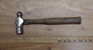 Old Tool,  Vintage Champion Dearment 1lb.  2.  7oz.  Ball Peen Hammer,