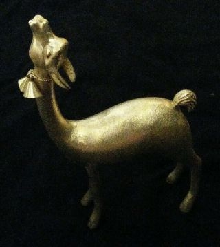Vintage Peruvian Sterling Silver Llama Figurine) Statue Peru 110 Grams Ilaria