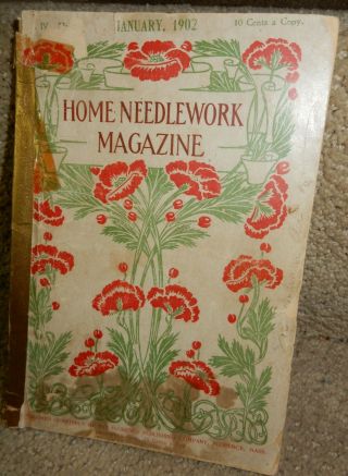 Antique 1902 - 1916 Needlework Booklets,  Tatting Examples & Instructions,  Shuttle