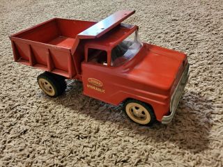 1962 Red Steel Tonka Toys Hydraulic Dump Truck