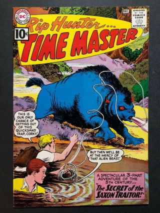 Rip Hunter.  Time Master 5 (nov - Dec 1961,  Dc) Classic Sci - Fi Mystery Comic