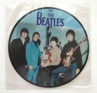 The Beatles Ticket To Ride / Yes It Is 7 " Vinyl Picture Disc 20th Anniv 1985 Emi