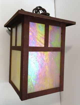 Arroyo Craftsman Arts & Crafts Copper Hanging Lantern