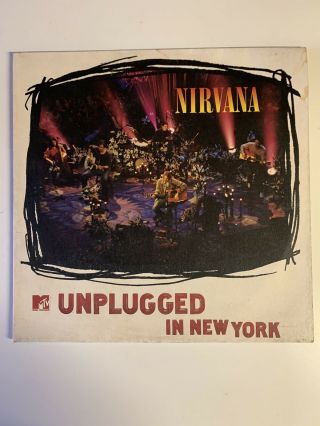 Nirvana Unplugged In York 12” White Vinyl Lp Gef24727 94