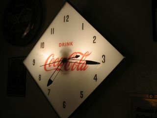 Coca Cola Pam Clock.  