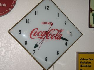 Coca Cola Pam Clock.  