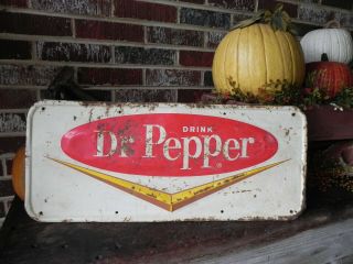 Vintage Dr.  Pepper Soda Sign 1950 