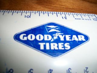 Old Vintage Goodyear Tires Metal Ruler Al Smith 