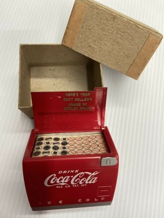 1950s Coca - Cola Mini Cooler Salesman Aid Sample Minty Nostock Nm