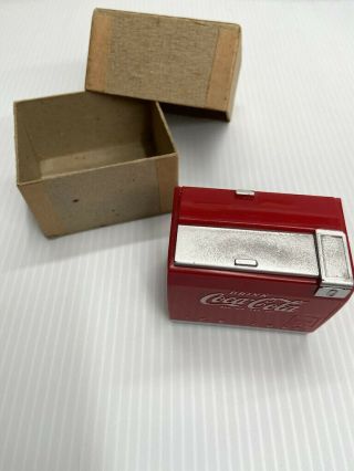 1950s Coca - Cola Mini Cooler Salesman Aid Sample Minty NOStock NM 2