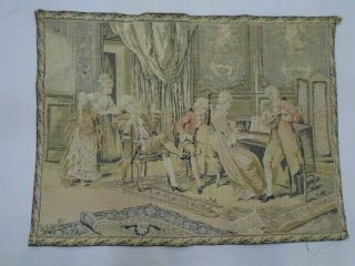 278 - Old Tapestry Antique Wall Hanging 20 Century 79 X 60 Cm