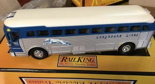 Mth Rail King 1:48 O Scale Greyhound Cleveland Die - Cast Bus Model 30 - 50015