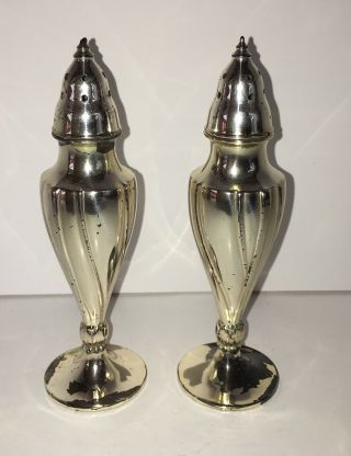 Sp Co.  Vintage Salt & Pepper Shakers La France Reg Made In Usa 616 Rose Gold