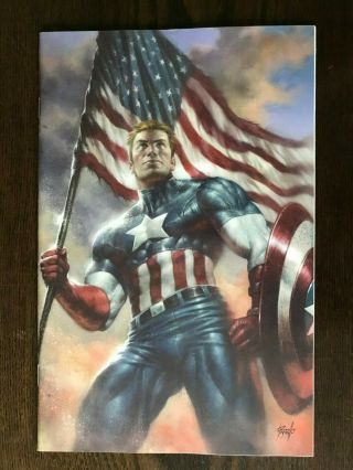 Captain America 1 Unknown Comics Lucio Parillo Variant Marvel Comics 2018