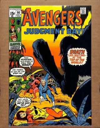 Avengers 90 - - Captain America Iron Man Vision Marvel Comics