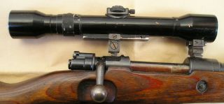 Ww2 Era German Scope Hensoldt Wetzlar Dialytan 4x 54126 Mauser K98 Sniper