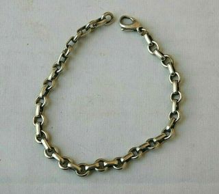 Vintage Tiffany & Co.  Sterling Silver 925 Donut Link Bracelet Italy