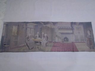 3550 - Old Tapestry Antique Wall Hanging 20 Century 168 X 56 Cm