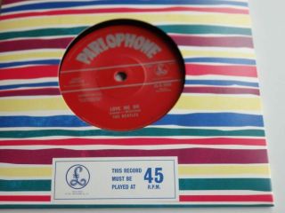 The Beatles Love Me Do 45 Uk 50th Anniversary 2012 Withdrawned 45