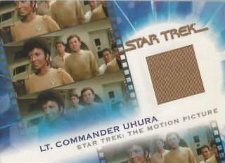 Complete Star Trek Movies - Mc9 " Lt Commander Uhura " Costume Card 0772/1501