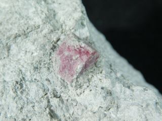 A Big 100 Natural Red Emerald Bixbite Or Red Beryl Crystal From Utah 172gr