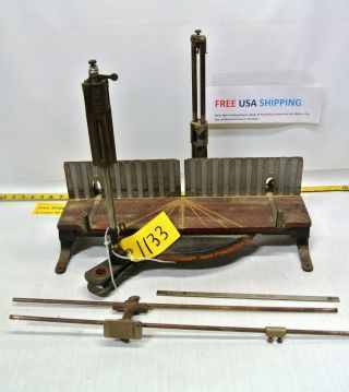 Vintage Cast Iron Stanley Superior 360 Miter Box 28 " Woodworking