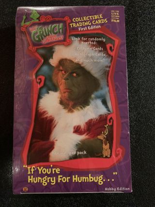 How The Grinch Stole Christmas Movie Trading Cards Hobby Box Avg 1 Auto Per Box