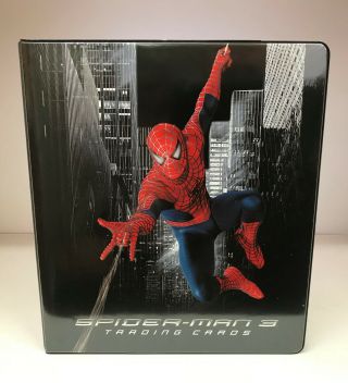 Spider - Man 3 Movie - Trading Card Binder / Album & 3 Promo Cards - 2007