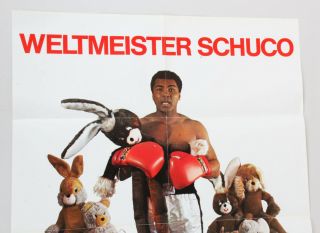 Muhammad Ali Weltmeister Schuco Toy Poster 1976 2