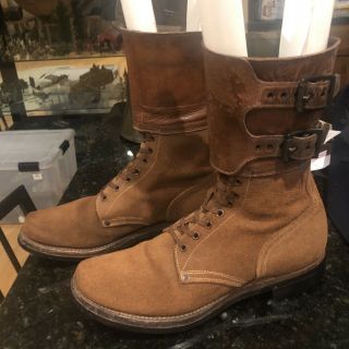 Ww2 Us Army Buckle Boots Size 10