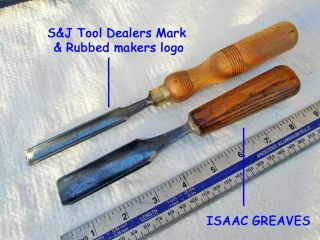 Vintage In & Out Cannel Wood Carving Gouge Tools By Isaac Greaves Et Al