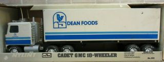 Vintage Nylint Dean Foods Gmc 18 Wheeler Steel Semi Truck 21 " Long Nib /.  Htf
