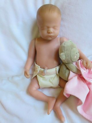 Vintage Somso Baby Doll Anatomically Correct Newborn Girl - For Reborn