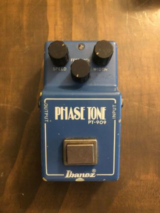 Vintage Ibanez Pt - 909 Phase Tone Guitar Pedal