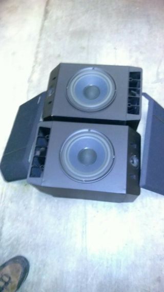 Vintage Bose 301 Series Iv Direct Reflecting Speakers (pair) See