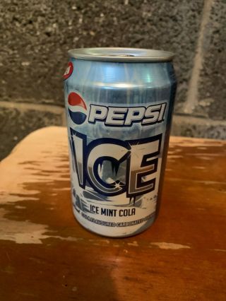 Pepsi Ice Soda Can Very Rare Top Opened Empty (malaysia)