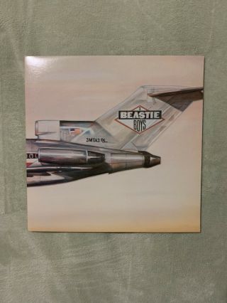Beastie Boys Licensed To Ill First Press Promo Lp Vinyl 1986 Rare