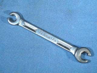 Vintage Snap - On Tools 1/4 " X 5/16 " Flare Nut Wrench Rxh810s Made In Usa