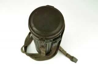 WWII Gasmask M38 Late War 1944 Rubber Gas Mask German Can Wehrmacht WW2 3