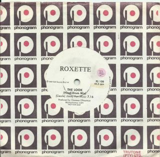 Roxette South Africa One Sided Promo Single The Look
