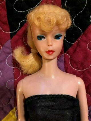 Vintage Barbie Lemony Blonde Ponytail Exc,  And Gorgeous